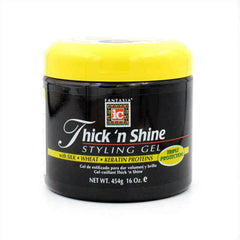 Moldar gel Gel Fantasia ic gride'n Shine Styling Shine volumizando queratina (454 ml)