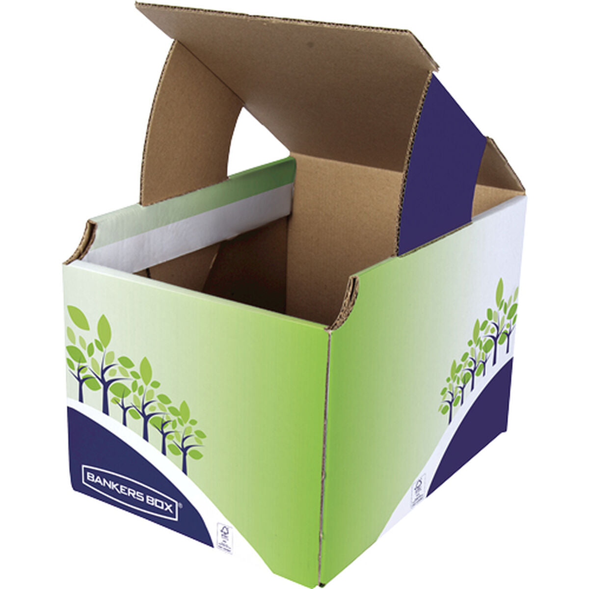 Mülleimer Fellowes recycelter Karton Tischdecke 5 Teile 16 l