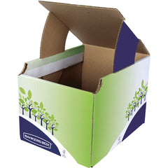 Mülleimer Fellowes recycelter Karton Tischdecke 5 Teile 16 l