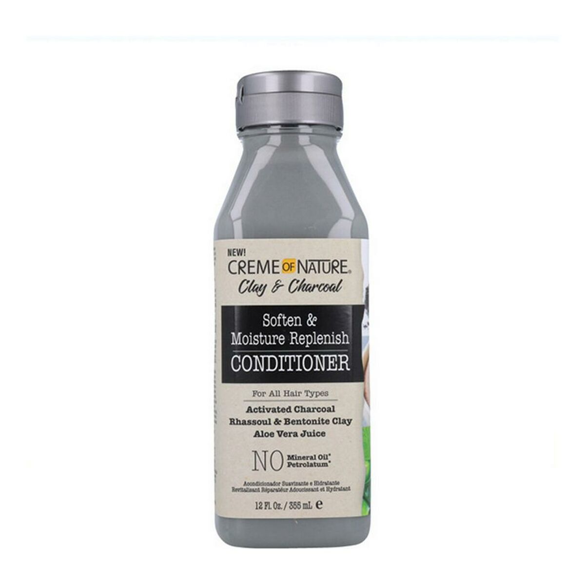 Clissinage Clay & Charcoal Moisture REPLOSSION CREME DE LA NATURE (355 ml)