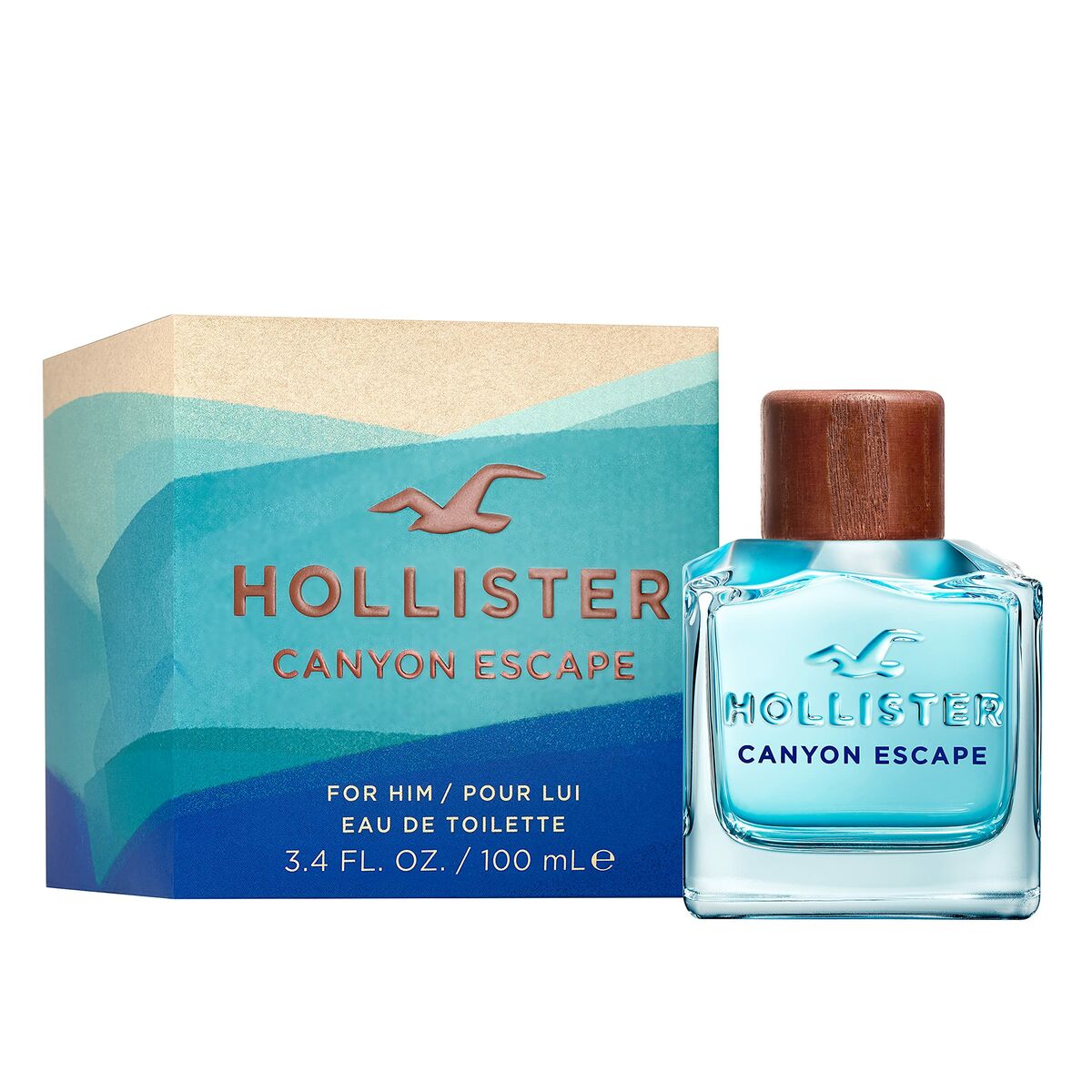 Menns parfyme Hollister EDT Canyon Escape 100 ml