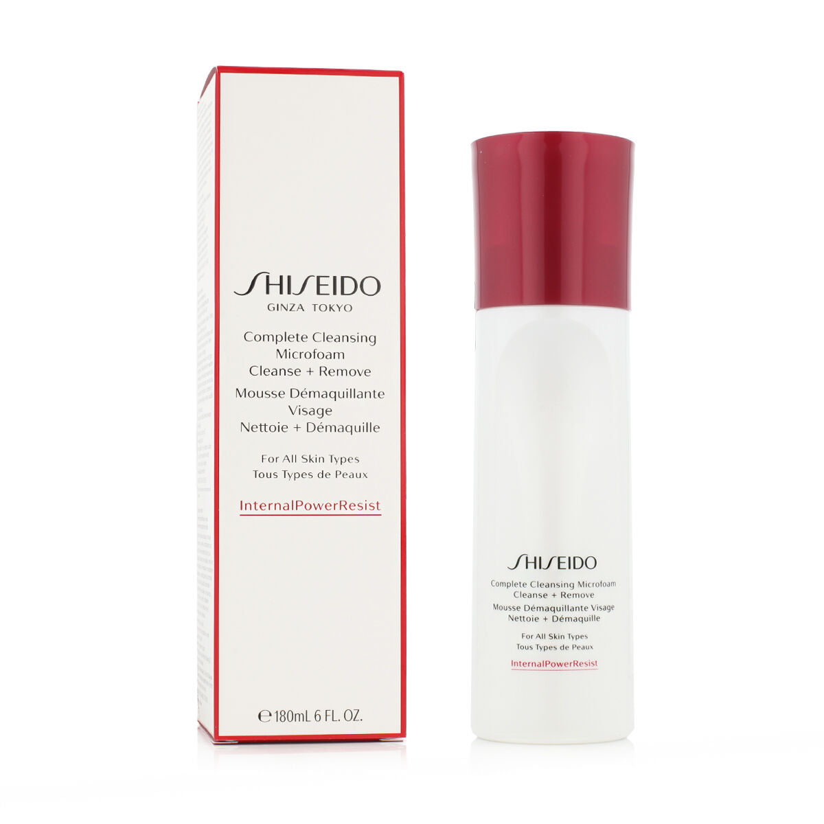 Nettoyage en mousse Shiseido InternepowerResist 180 ml