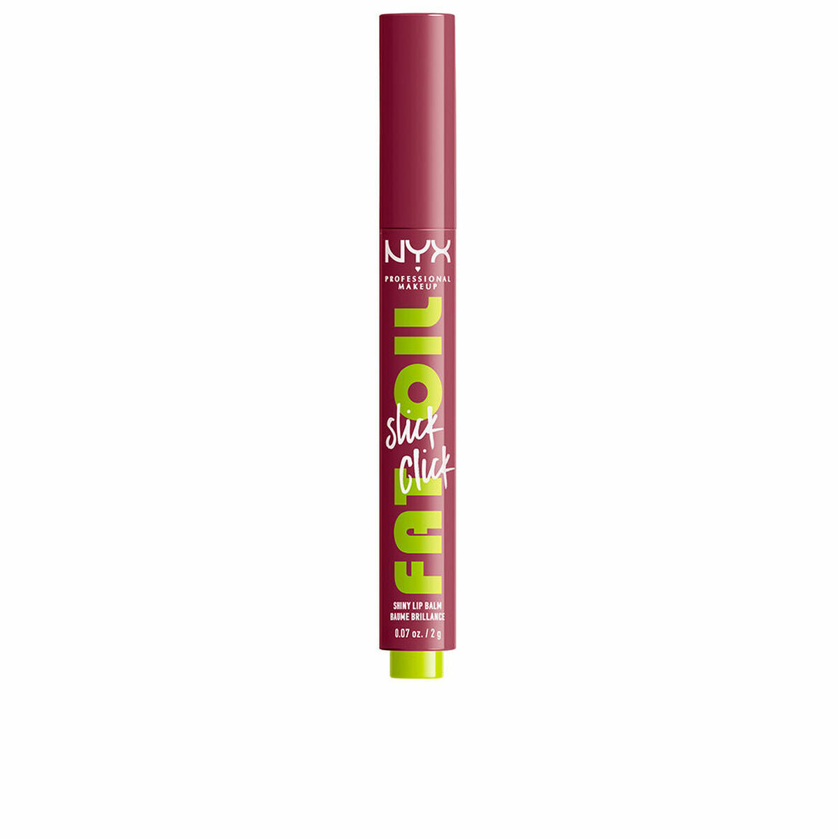 Barvni balzam za ustnice Nyx maščobno olje Slick Click, ki je glavni 2 g