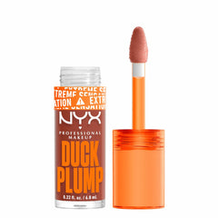 Lip-Gloss Nyx Duck Plump rjava aplavza 6,8 ml