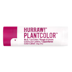 Farget leppepomade Hurraw! PlantColor Nº 2 4,8 g pinne