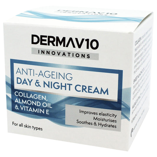 Derma V10 Anti-Ageing Collagen Day Cream - 50ml