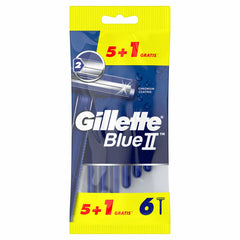 Manuell barbering Razor Gillette Blue II 6 enheter