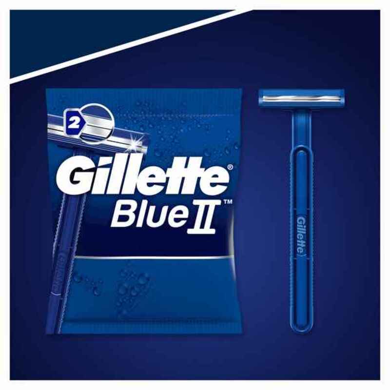 Manuell barbering Razor Gillette Blue II 6 enheter