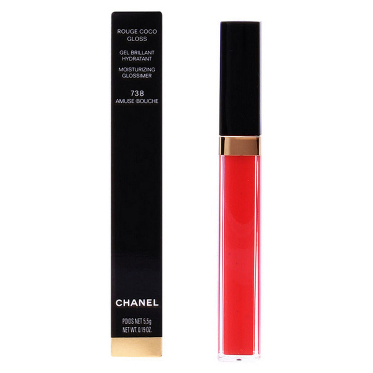 Lèvre gloss rouge coco chanel