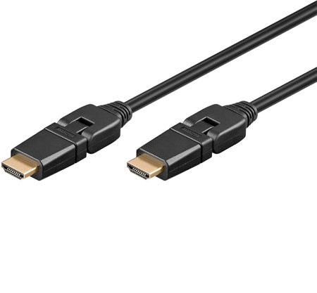 Goobay Fleksibelt HDMI hohe Geschwindigkeit mit Ethernet - 1 Meter