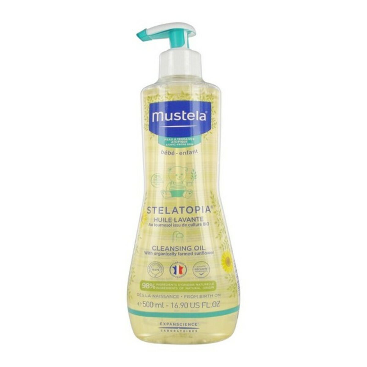 Bath Gel Stelatopia Mustela LE4306 (500 ml) 500 mL (υποαλλεργικό) (ενυδατική) (καταπραϋντική)