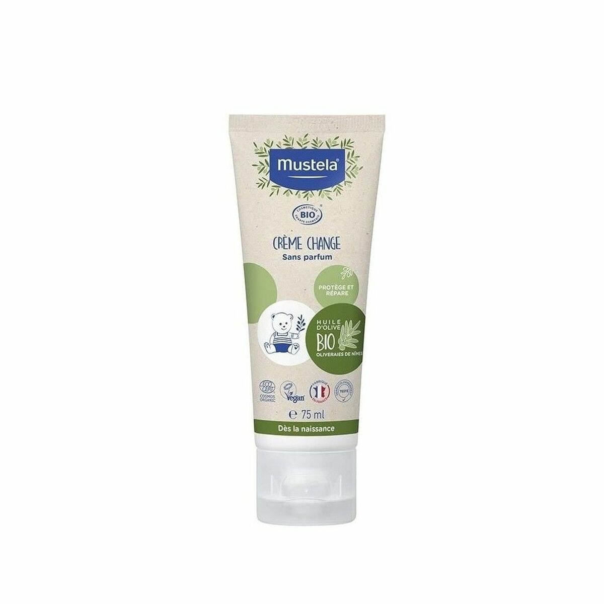 Reparationscreme til babyer Bio Mustela Nappy 75 ml