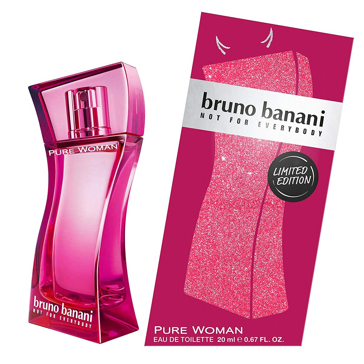 Naisten hajuste Edt Bruno Banani Pure Woman Edt 20 ml
