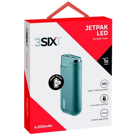 3Sixt JetPak LED PowerBank 4000 MAH