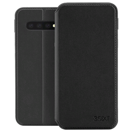 3Sixt Slimfolio Flip Cover Samsung S10 Mini - Musta