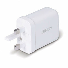 Chargeur mural Lindy 73428 blanc 65 W
