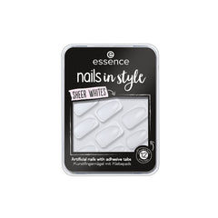 False Nails Essence Nails in Style 11-Sheer Whites 12 Μονάδες