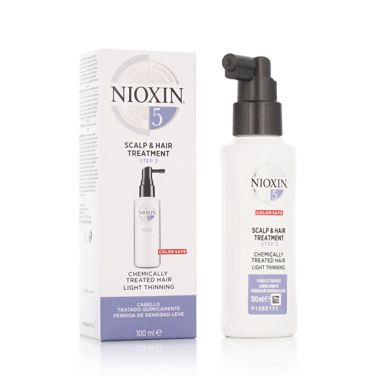 Spray de perte anti-cheveux sans système de nioxine de clarificateur 5 100 ml