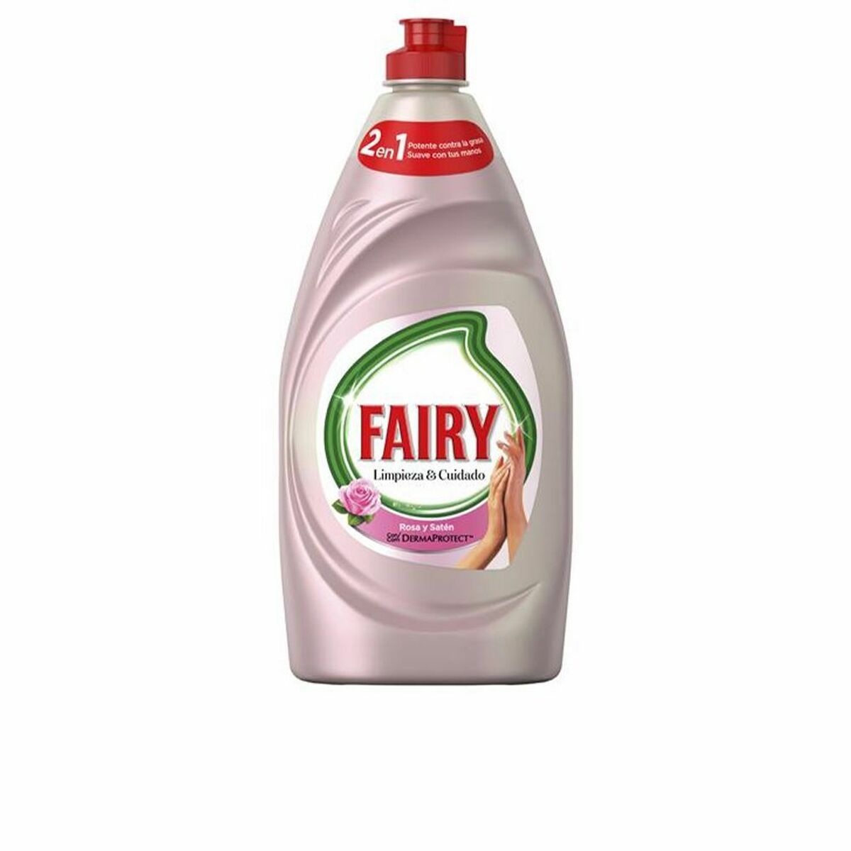 Flytande diskmaskin fairy fairy rosa derma skyddar rosor 500 ml koncentrerad