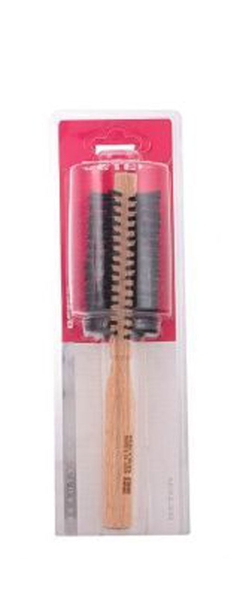 Beter Round Oakwood Hairbrush with Mixed Teeth - 40mm