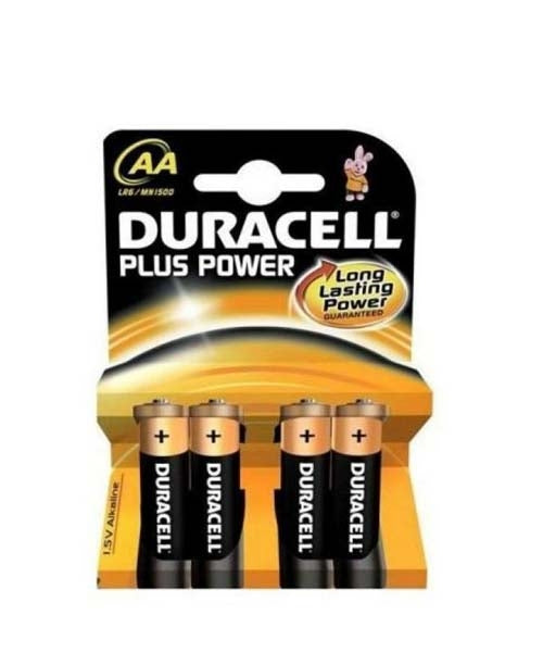 Duracell 4 x AA Baterii alcaline plus energie