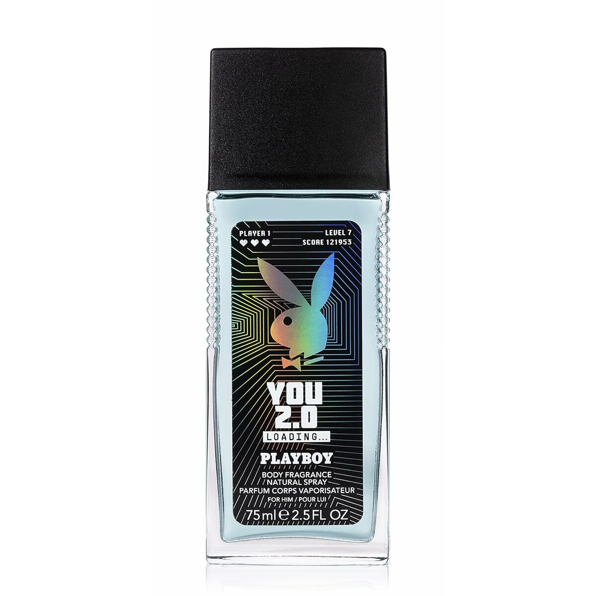 Pulvérisation de déodorant playboy you 2.0 chargement 75 ml