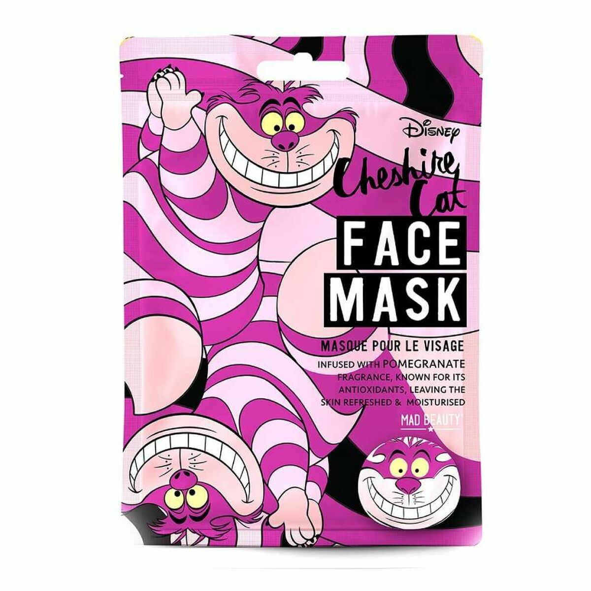Maska obličeje Mad Beauty Disney Cheshire Cat (25 ml)