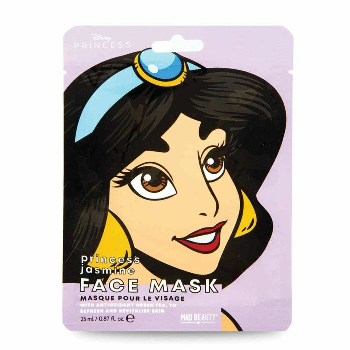 Μάσκα προσώπου τρελή ομορφιά Disney Princess Jasmine (25 ml)