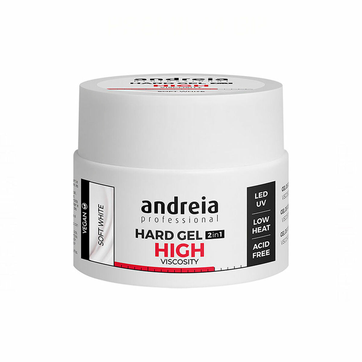 Nail Gel σκληρό υψηλό ιξώδες Andreia Professional Hard (44 g)