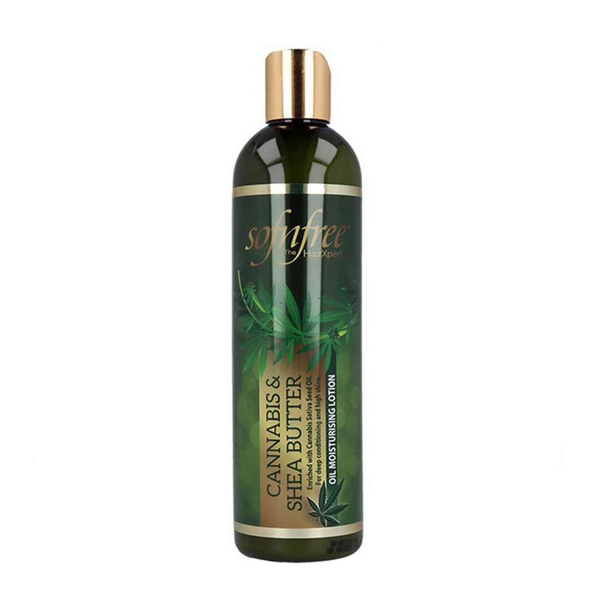 Loção de cabelo Sofn'free Cannabis & Shear Butter Oil 350 ml