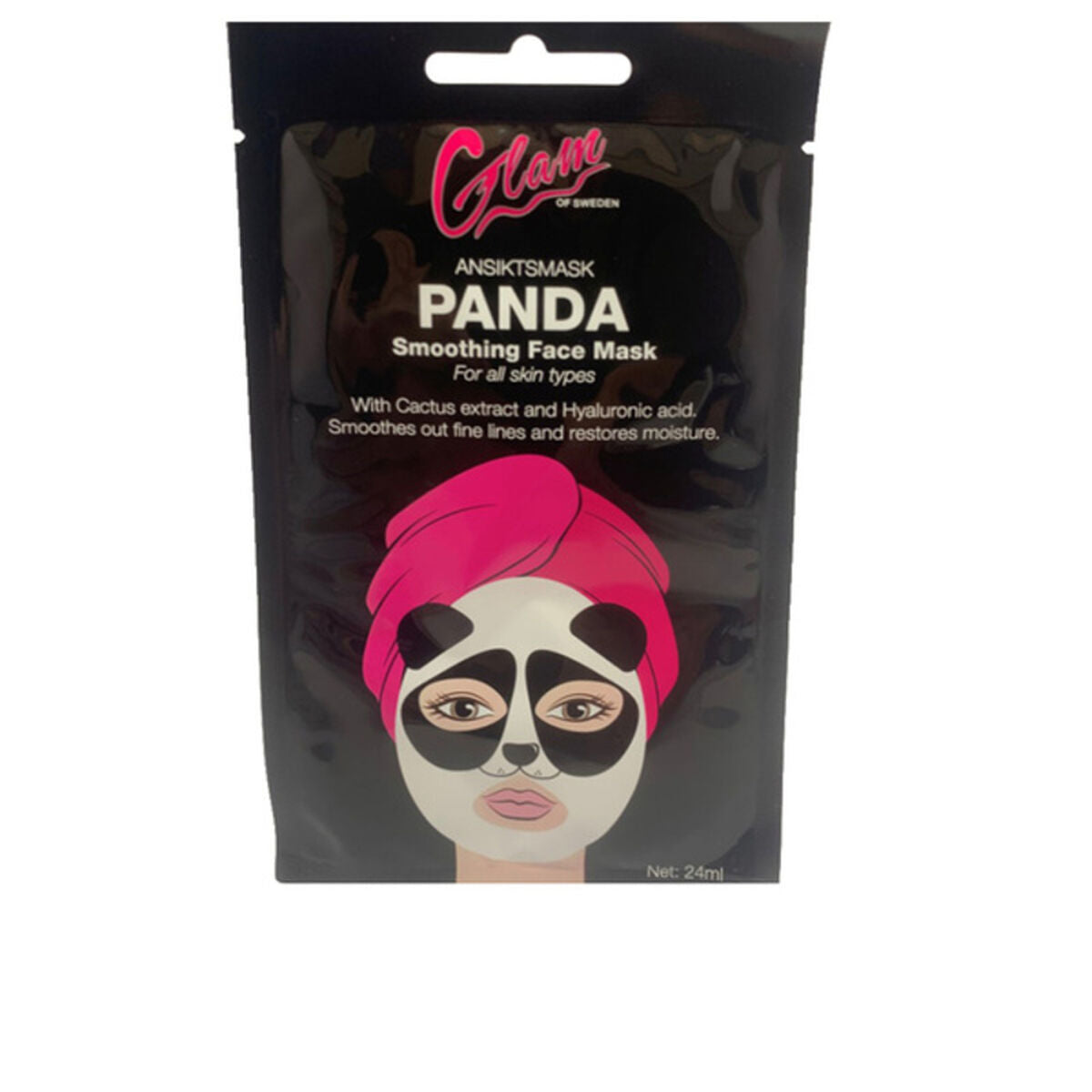 Maska za borbu protiv bora glamura švedske panda medvjeda (24 ml)