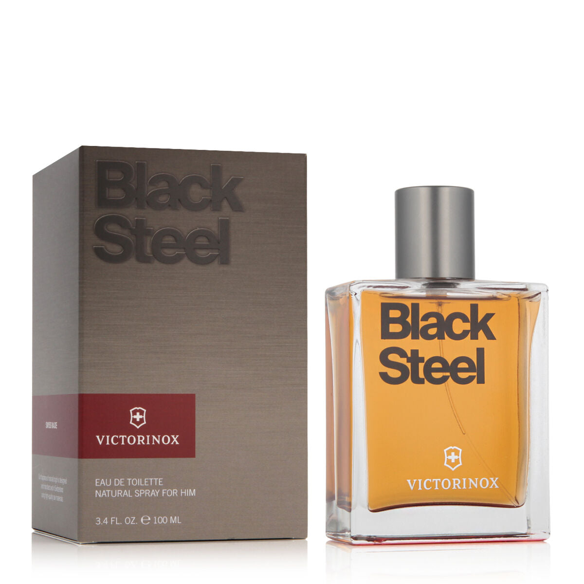 Herren Parfüm Victorinox EDT Black Steel 100 ml