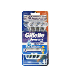 Χειροκίνητο ξυρίσματος ξυράφι Gillette Sensor 3 Confort (4 μονάδες)