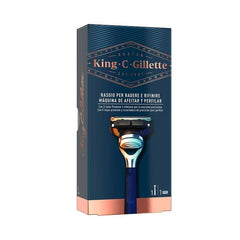 MANUALE rasatura rasoio King C Gillette Gillette King Blue