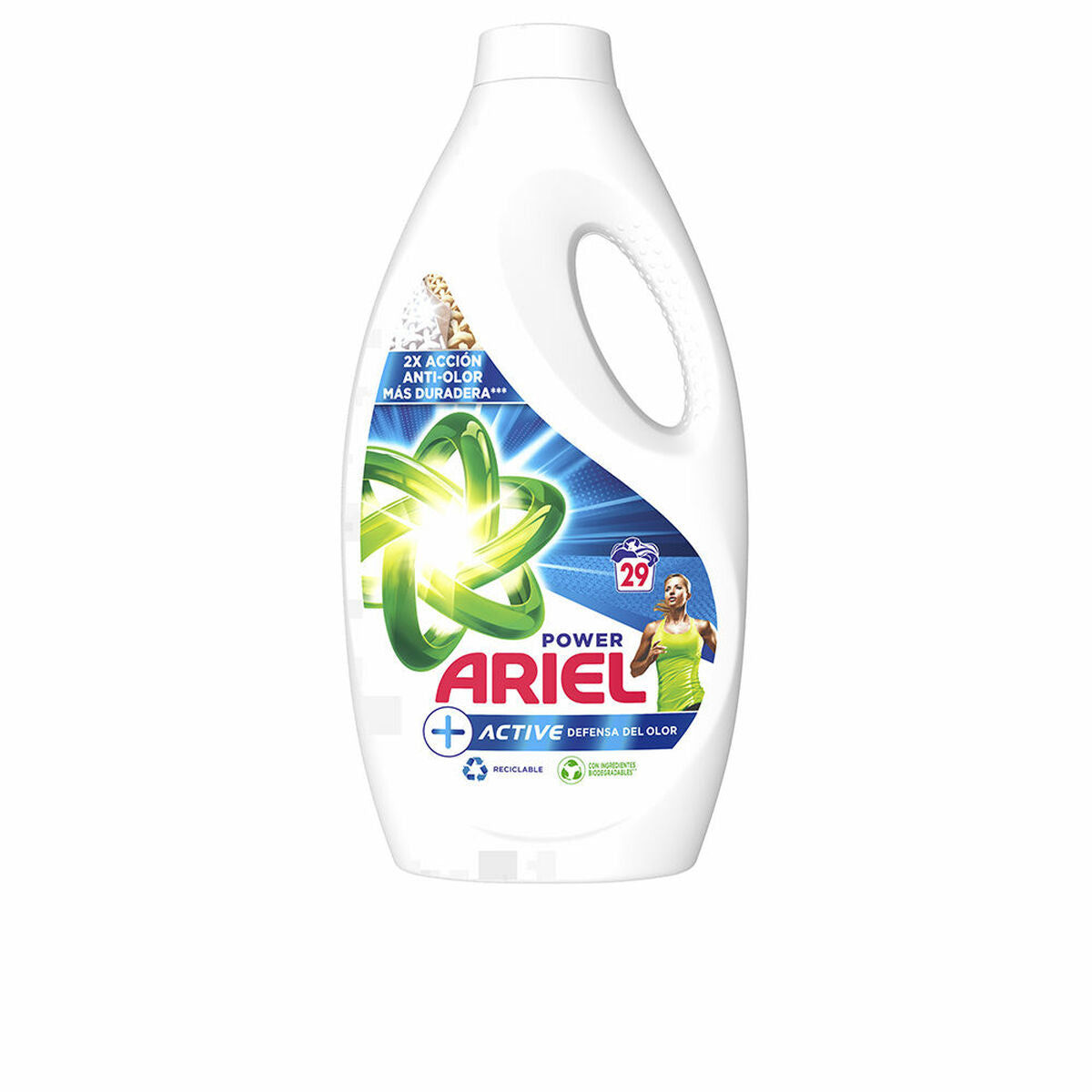 Kapalný detergent ariel je aktivní