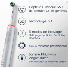 Elektryczne szczoteczki do zębów Oral-B Pro 3 3000