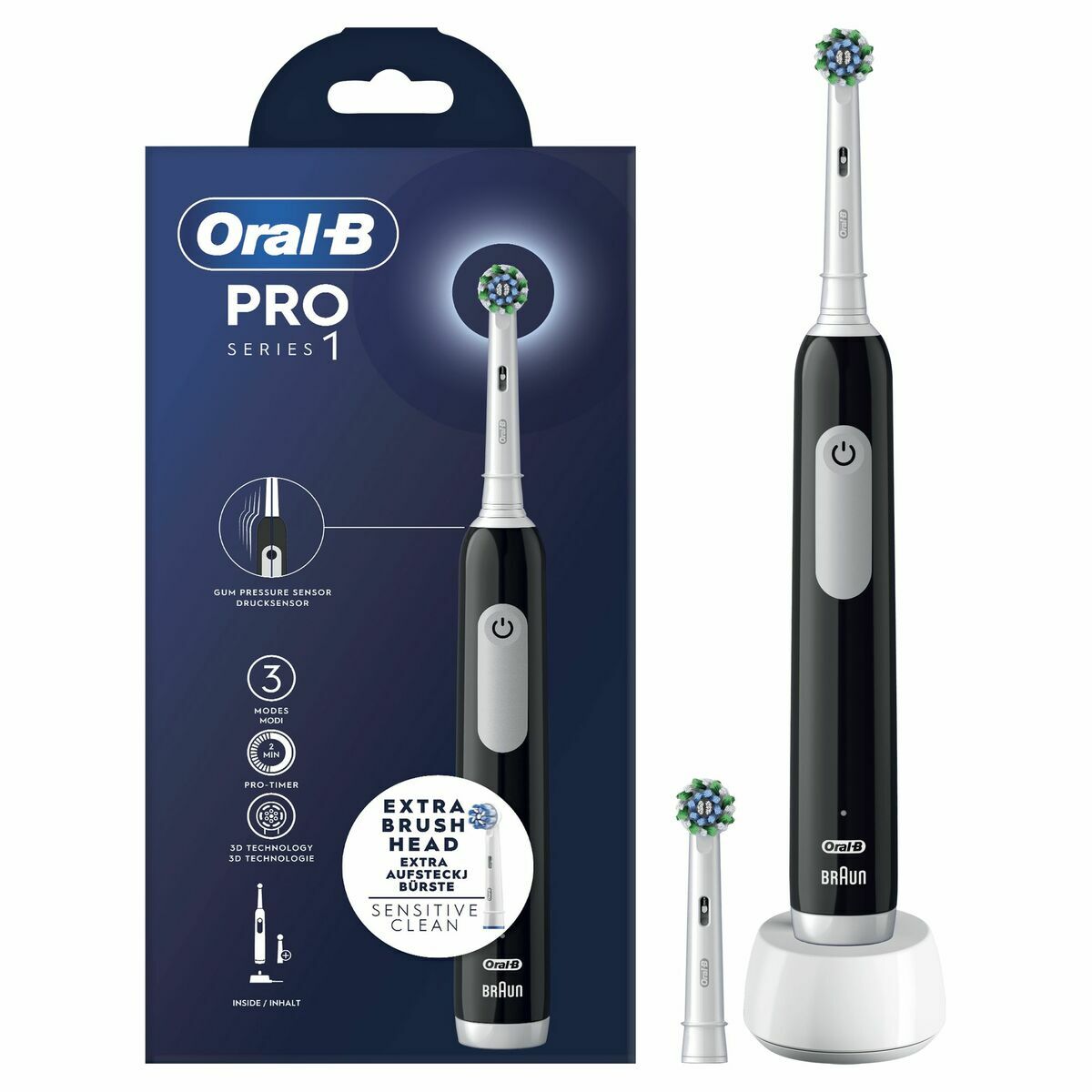 Elektrisk tandbørste oral-B Pro1 sort
