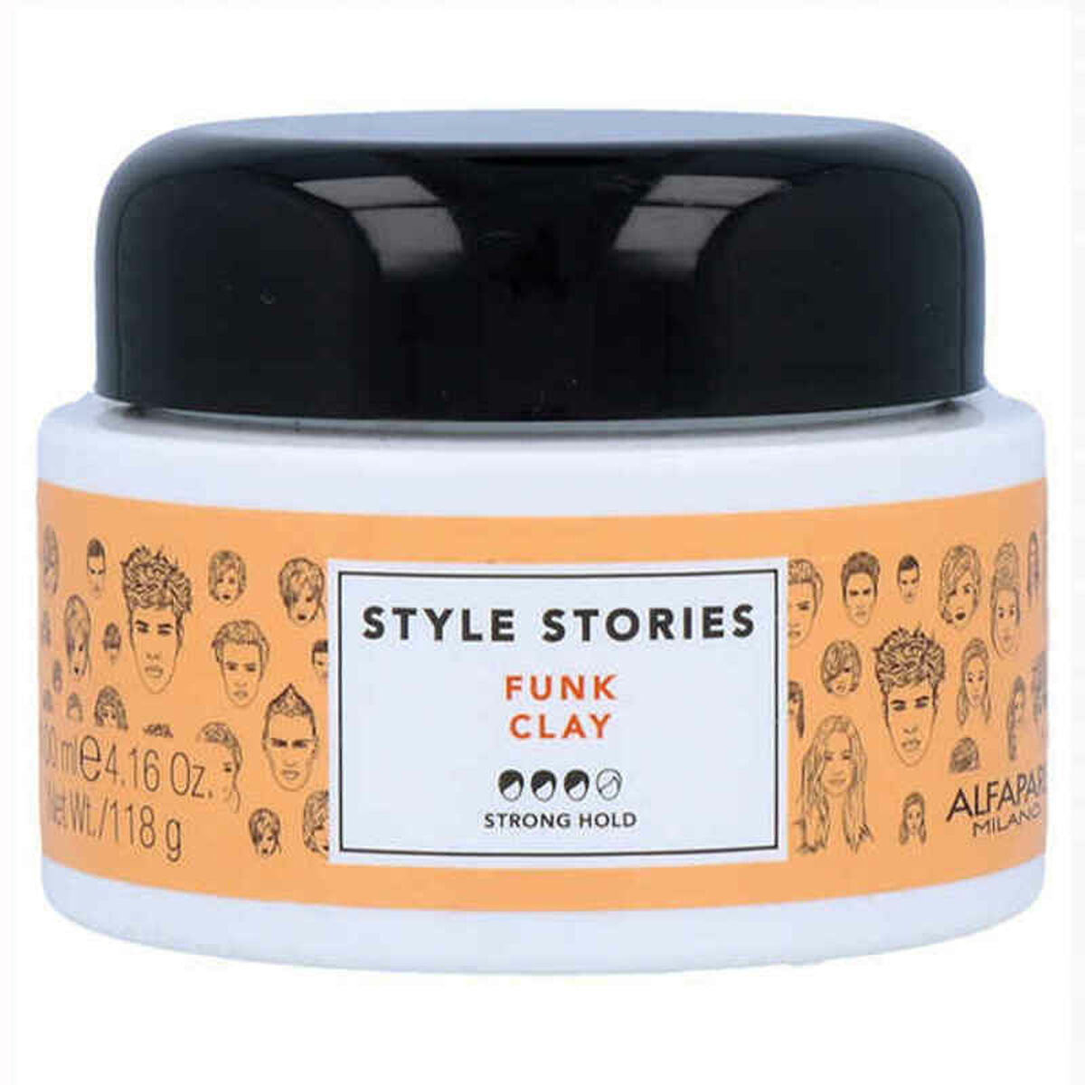 Soft Hold Wax Style Strites Alfaparf Milano Funk Clay (100 ml)