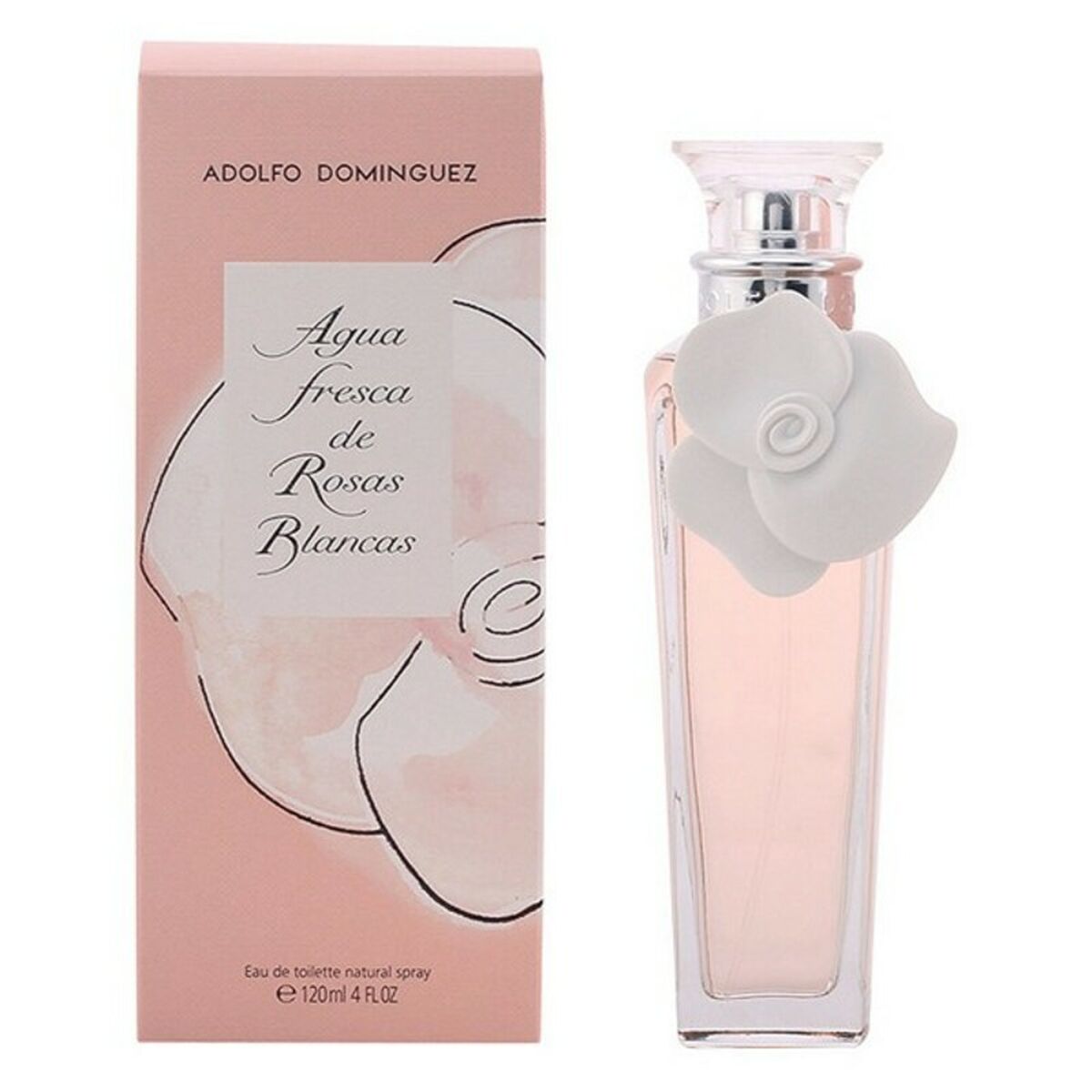 Perfume des femmes Agua Fresca Rosas Blancas Adolfo Dominguez EDT (120 ml)