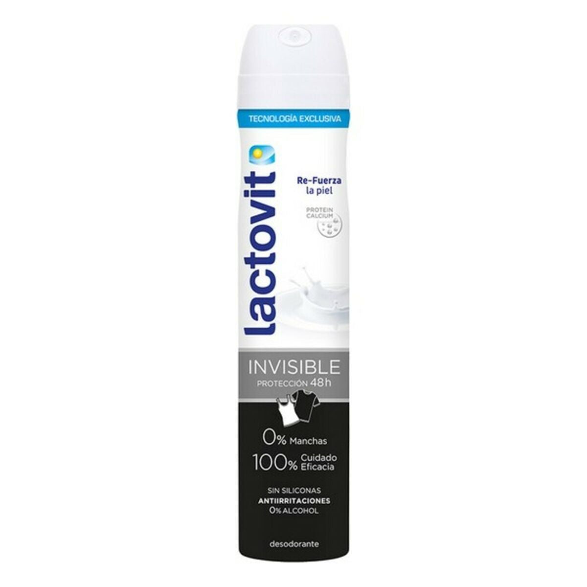 Spray deodorant invizibil antimanchas lactovit (200 ml)