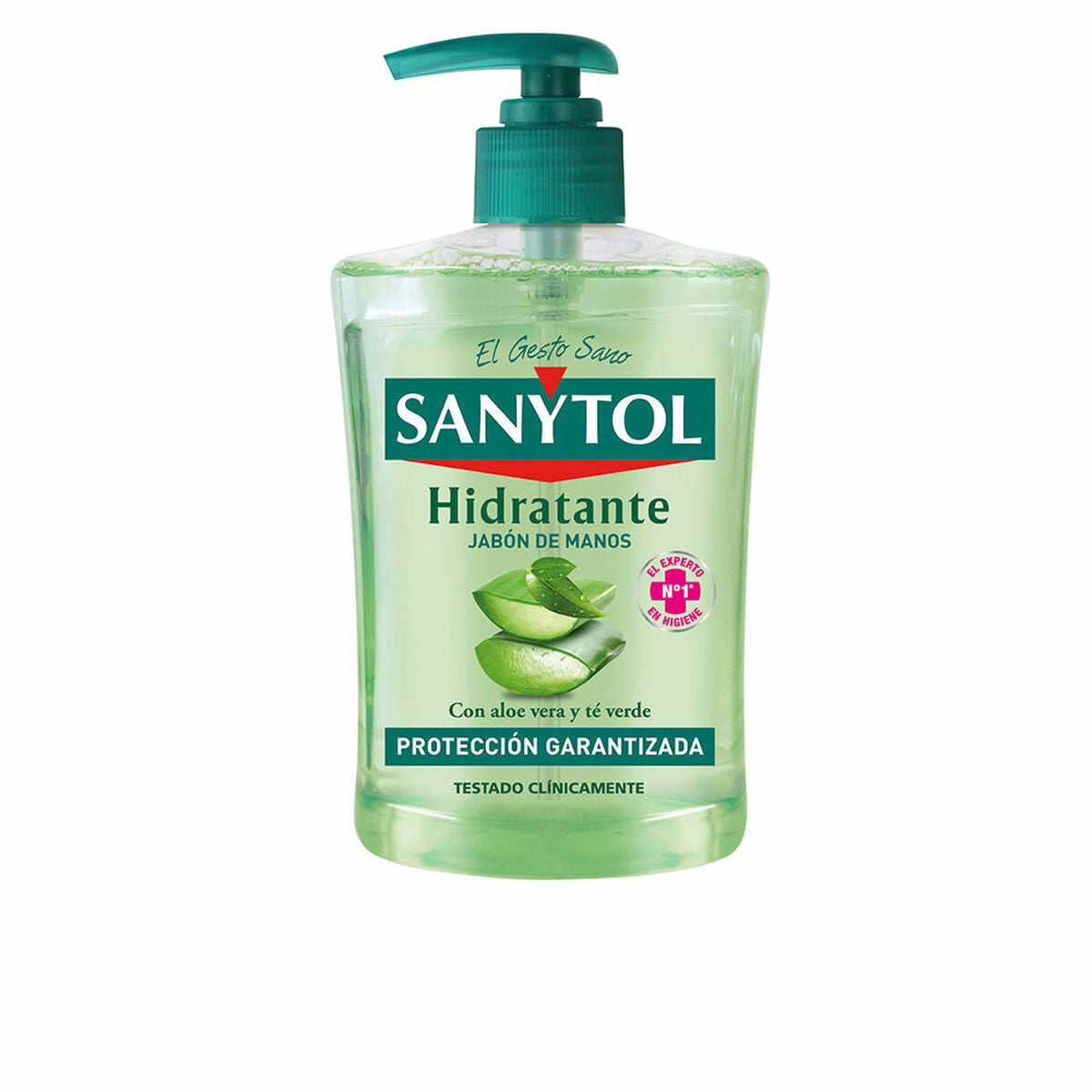 Dispensador de sabão manual Sanytol Anti-Bacteriano (500 ml)