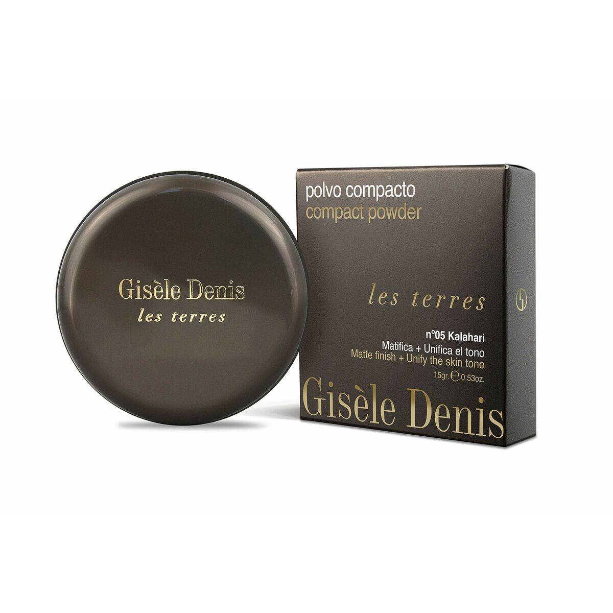 Kompakta pulver Gisèle Denis Les Terres Nº 05 Kalahari 15 g