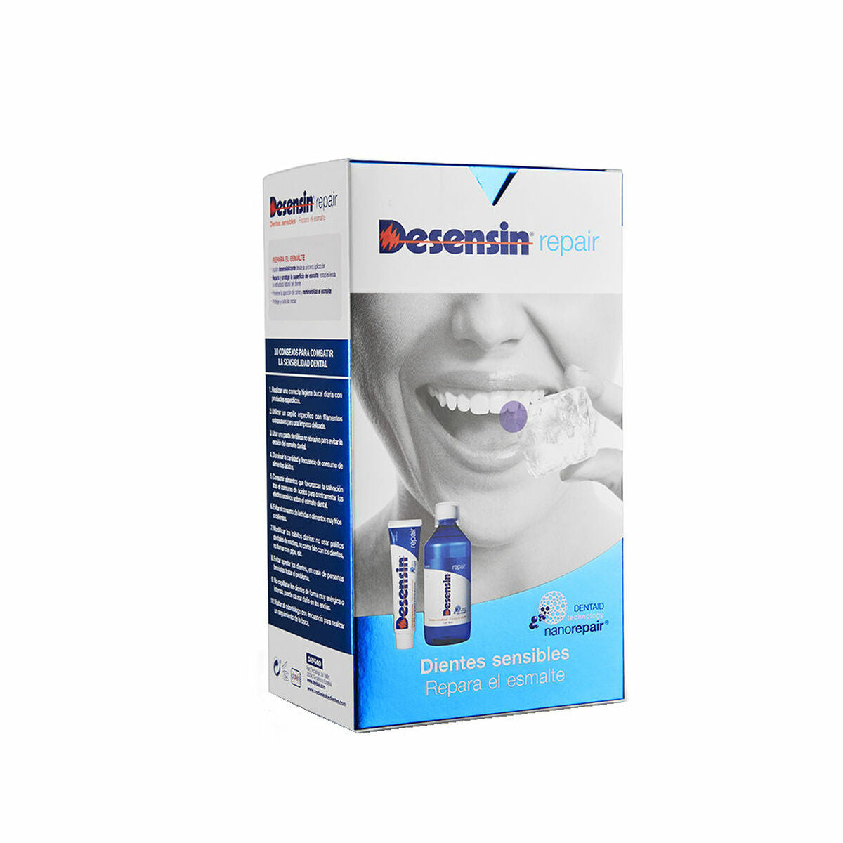 Suuhygienia asetettu desensiini -korjausherkät hampaat (2 kappaletta)