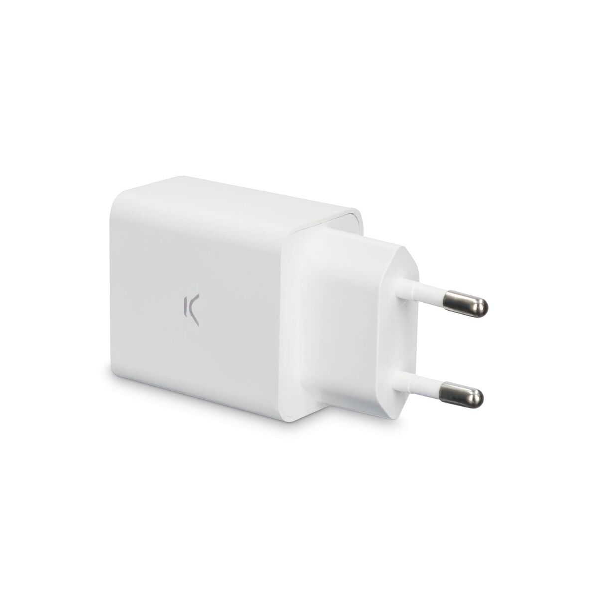 Charger mural KSIX 2 USB 2.4A blanc