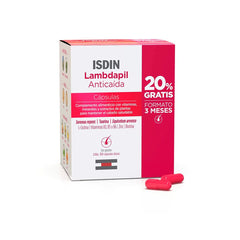 Trattamento perdita anti-capelli ISDIN LAMBDAPIL CAPSULE 180 unità