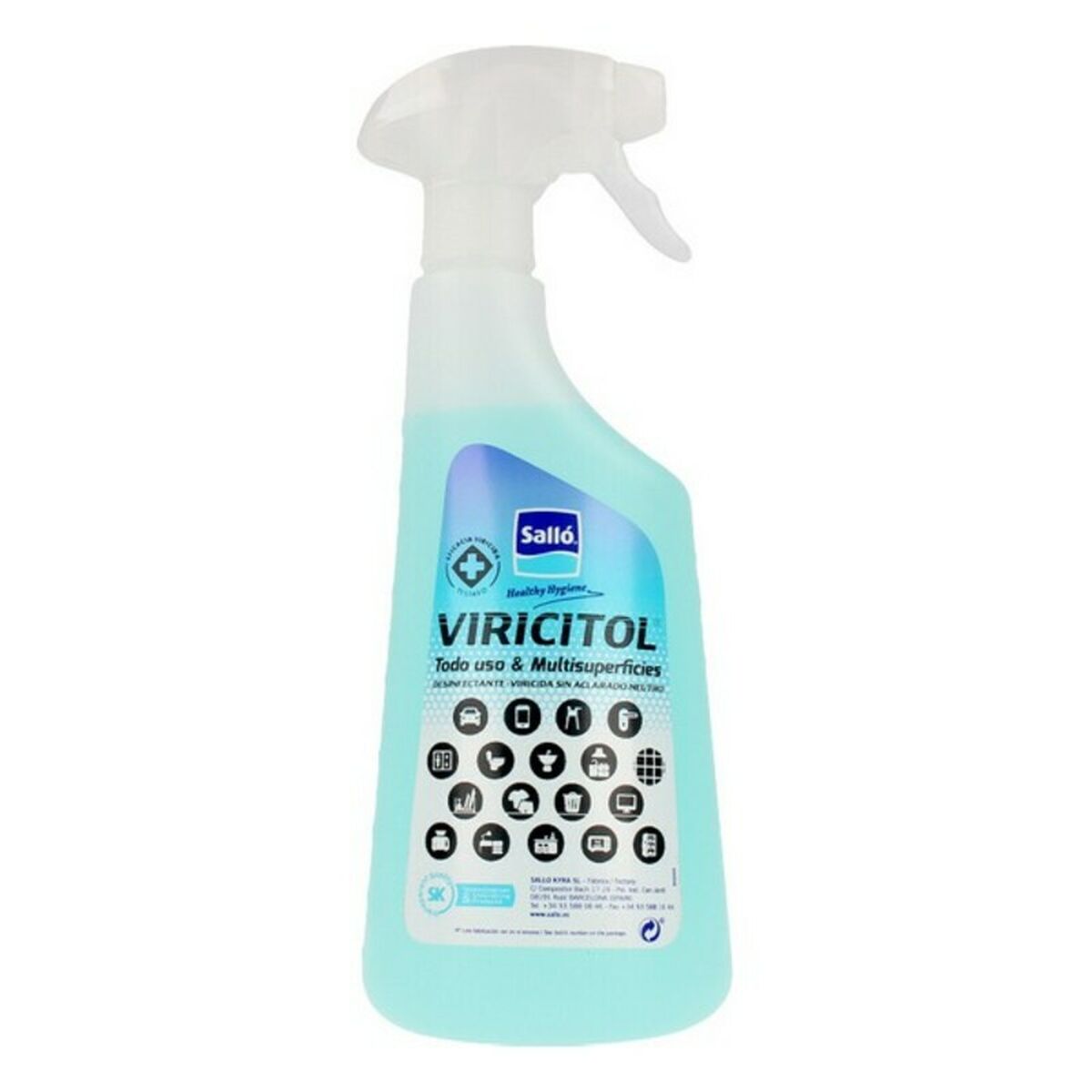 Spray désinfectant viriciritol Salló multi-us (750 ml)
