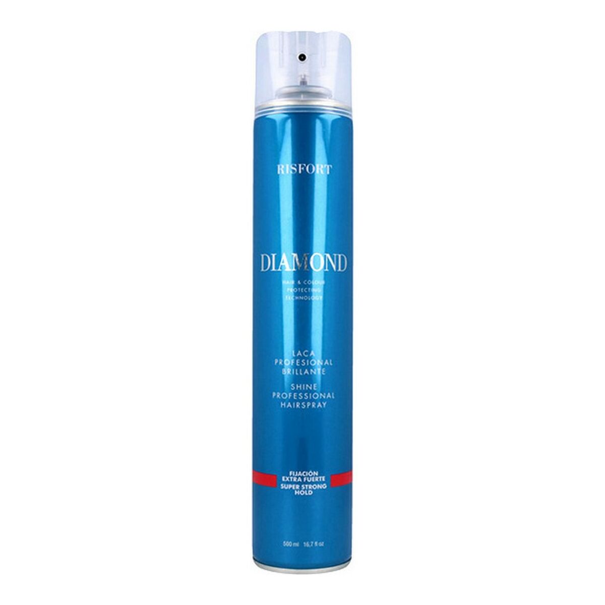 Extra firme Hairspray Diamond Risfort 69888 (500 ml)