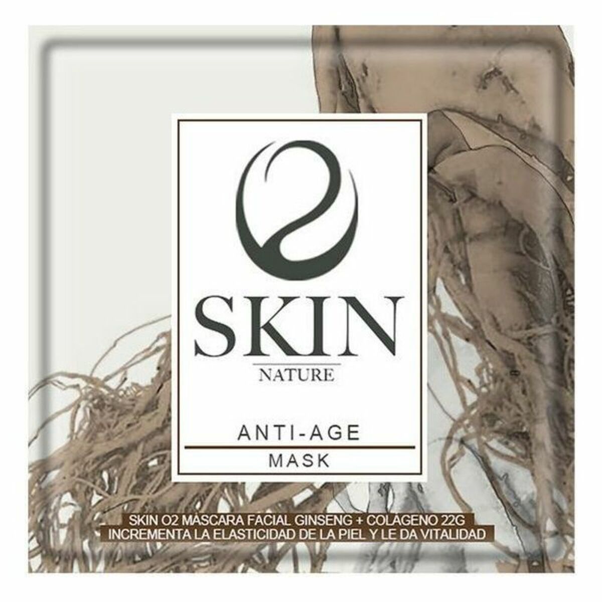 Proti staranju revitalizacijske maske kože kože kože O2 (1 enota)