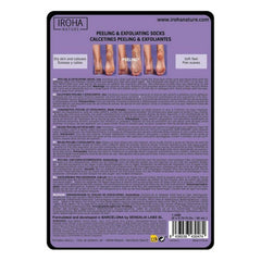 Skarpetki nawilżające Peeling i Exfoliation Lavender Iroha IN/Foot-3 (1 jednostka)