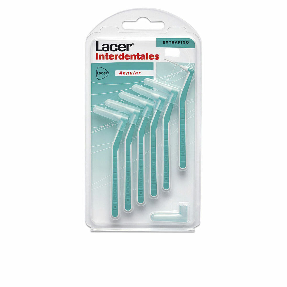 Brosse de dents interdentaire Lacer inclinée extra-fin (6 unités)
